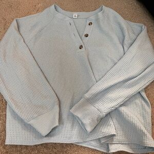 Kohls knit baby blue sweater